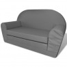 VidaXL Sillón Flip-Out para niños gris 2
