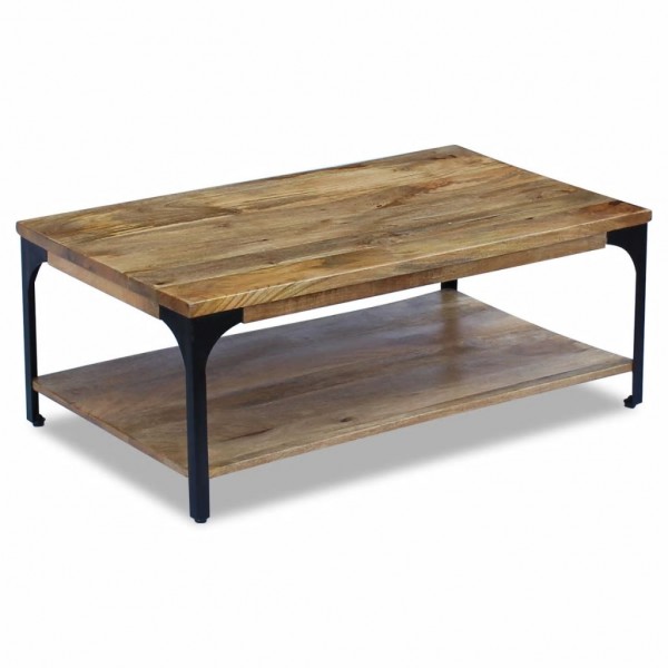 Mesa de centro madera de mango 100x60x38 cm M 4