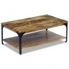 Mesa de centro madera de mango 100x60x38 cm 5