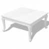 Mesa de centro 80x80x42 cm blanco brillante 2
