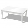 Mesa de centro 100 x 60 x 42 blanco brillante 2