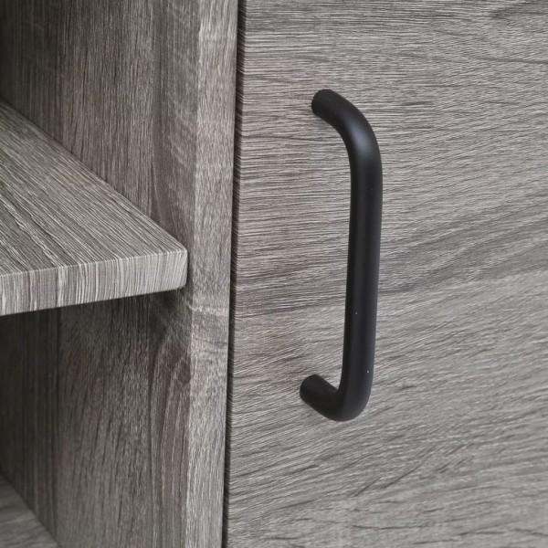 Mueble para la televisión 120x40x45 cm gris M 2