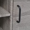 Móvel de TV 120x40x45 cm cinzento 2