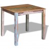 Mesa de jantar 80x82x76 cm madeira reciclada maciça 4