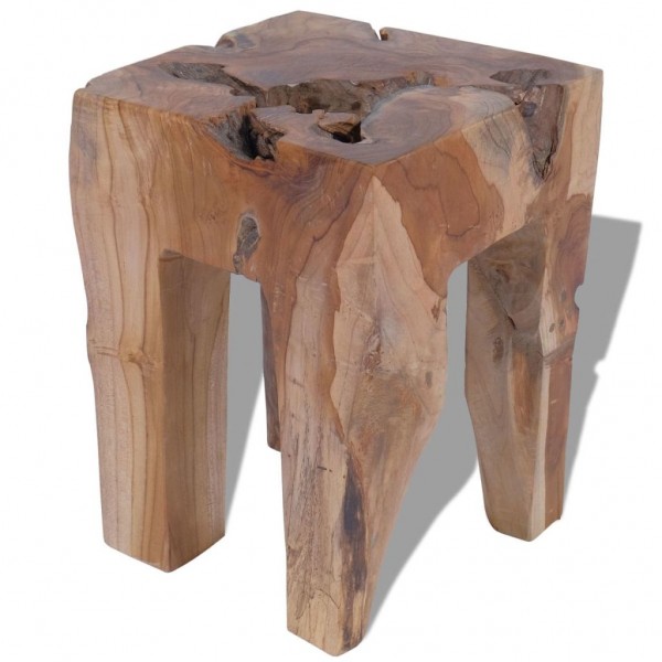 Taburete de madera de teca maciza M 2