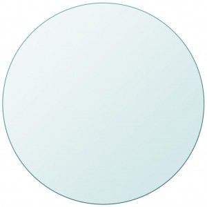 Tablero de mesa de cristal templado redondo 400 mm H