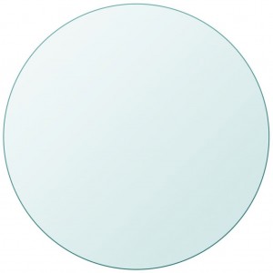 Tablero de mesa de cristal templado redondo 500 mm H