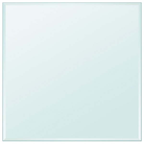 Tablero de mesa de cristal templado cuadrado 800x800 mm M 2