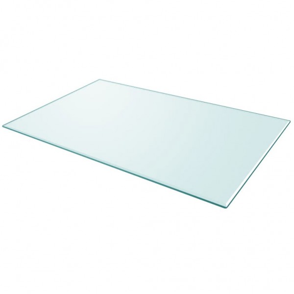 Tablero de mesa de cristal templado cuadrado 1000x620 mm D