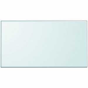Tablero de mesa de cristal templado cuadrado 1200x650 mm H