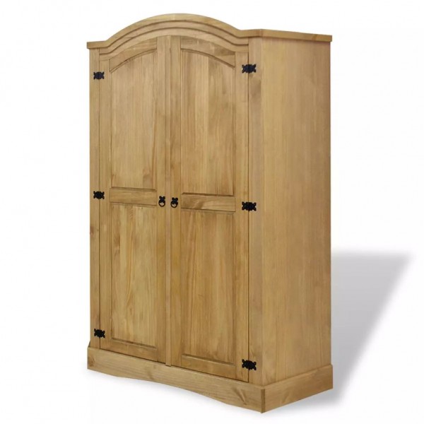 Armario madera de pino Mexicano estilo Corona 2 Puertas D