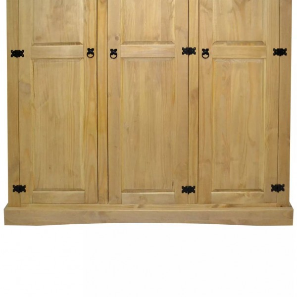Armario madera de pino Mexicano estilo Corona 3 Puertas M 4
