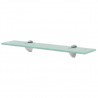 Prateleira flutuante vidro 50x10 cm 8 mm 1