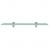 Estante flotante de cristal 50x10 cm 8 mm 2