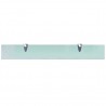 Estante flotante de cristal 70x10 cm 8 mm 3