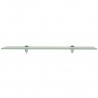 Estante flotante de cristal 70x10 cm 8 mm 2