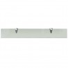 Estante flotante de cristal 70x10 cm 8 mm 3