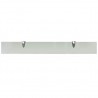 Estante flotante de cristal 80x10 cm 8 mm 3