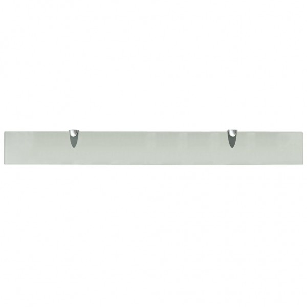 Estante flotante de cristal 90x10 cm 8 mm M 3