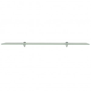 Prateleira flutuante vidro 100x10 cm 8 mm H