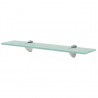Prateleira flutuante vidro 50x20 cm 8 mm 1