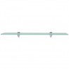 Estante flotante de cristal 70x20 cm 8 mm 2