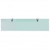 Prateleira flutuante vidro 80x20 cm 8 mm 3