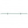 Estante flotante de cristal 90x20 cm 8 mm 2