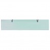 Estante flotante de cristal 90x20 cm 8 mm 3