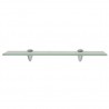 Estante flotante de cristal 50x20 cm 8 mm 2