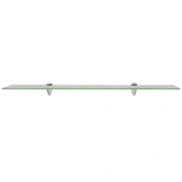 Estante flotante de cristal 80x20 cm 8 mm M 2