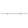 Estante flotante de cristal 90x20 cm 8 mm 2