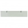 Estante flotante de cristal 90x20 cm 8 mm 3