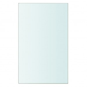 Panel de estante vidrio claro 20x12 cm H