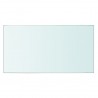Panel de estante vidrio claro 30x12 cm 2