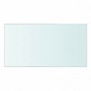 Panel de estante vidrio claro 30x15 cm H