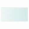 Panel de estante vidrio claro 30x15 cm 2