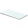 Prateleira de vidro 40x15 cm transparente 1