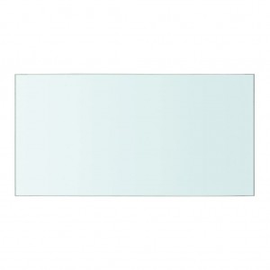 Panel de estante vidrio claro 40x20 cm H