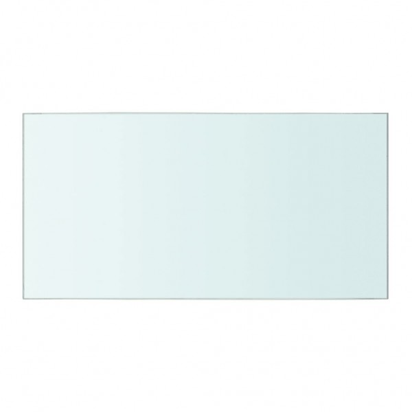 Panel de estante vidrio claro 40x20 cm M 2