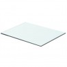 Panel de estante vidrio claro 40x25 cm 1