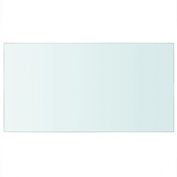 Panel de estante vidrio claro 40x25 cm M 2
