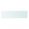 Panel de estante vidrio claro 50x12 cm 2
