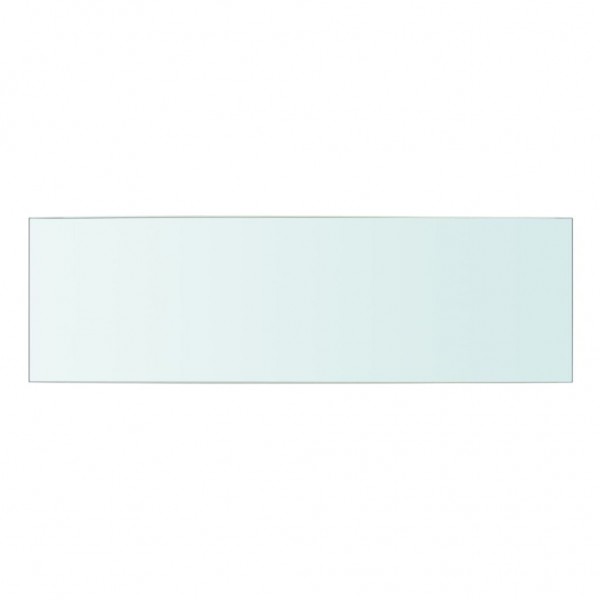 Panel de estante vidrio claro 50x15 cm M 2