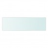 Panel de estante vidrio claro 50x15 cm 2