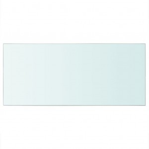 Panel de estante vidrio claro 50x25 cm H