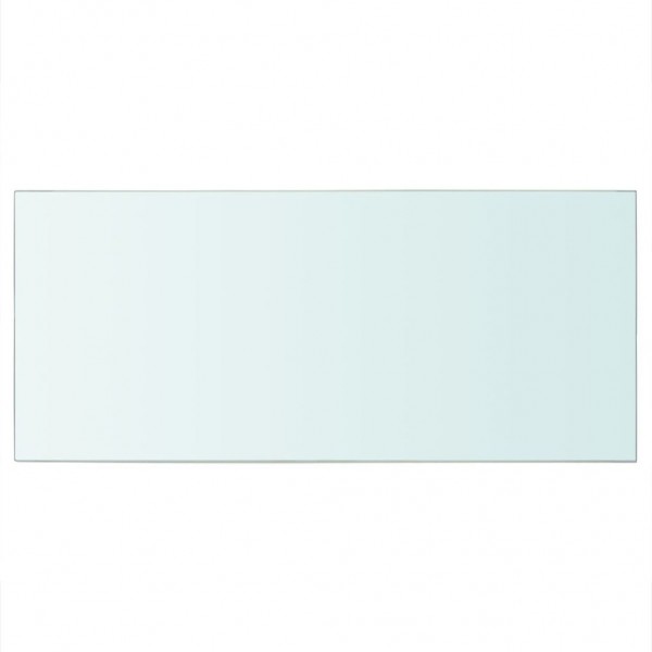 Panel de estante vidrio claro 50x25 cm M 2