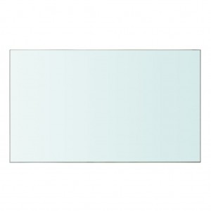 Panel de estante vidrio claro 50x30 cm H