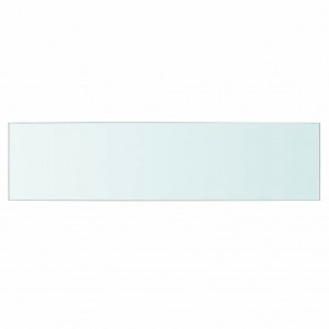 Panel de estante vidrio claro 60x15 cm H