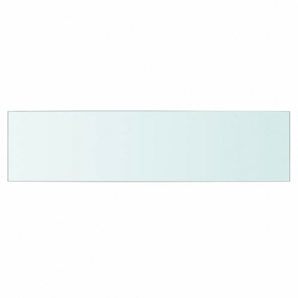 Panel de estante vidrio claro 60x15 cm M 2